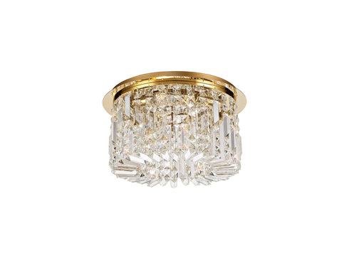 Zula Round Flush Chandelier 5 Light