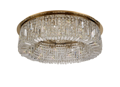 Zula Round Flush Chandelier 12 Light