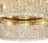 Zula Round Flush Chandelier 12 Light