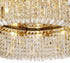Zula Round Flush Chandelier 12 Light