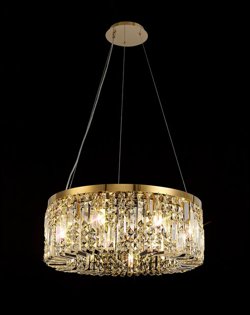 Zula Round Pendant Chandelier 8 Light