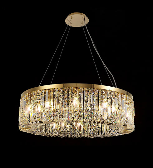 Zula Round Pendant Chandelier 12 Light