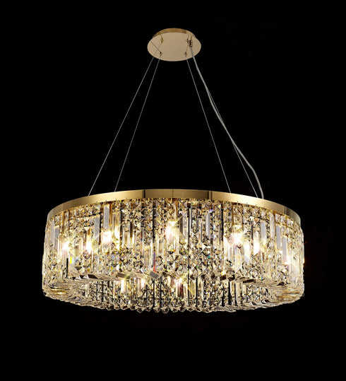 Zula Round Pendant Chandelier 12 Light