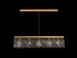 Zula Linear Pendant Chandelier 5 Light