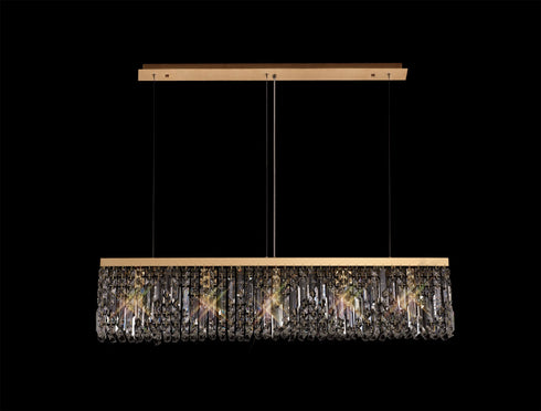 Zula Linear Pendant Chandelier 5 Light