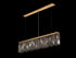 Zula Linear Pendant Chandelier 5 Light