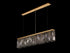 Zula Linear Pendant Chandelier 5 Light