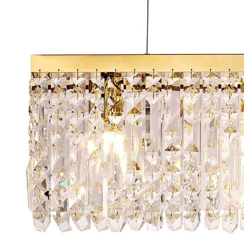 Zula Linear Pendant Chandelier 5 Light