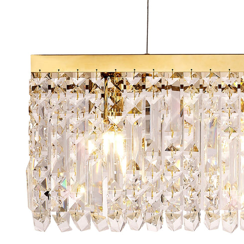 Zula Linear Pendant Chandelier 5 Light