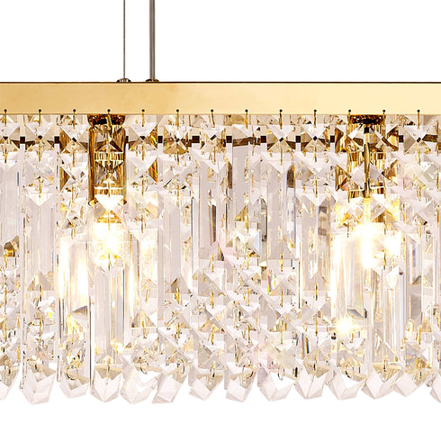 Zula Linear Pendant Chandelier 5 Light