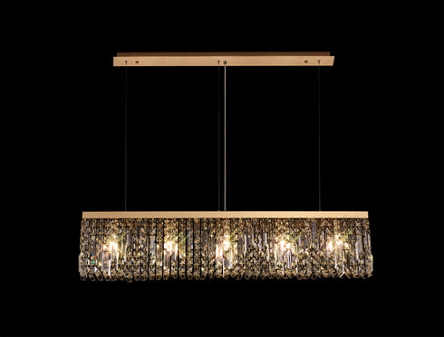Zula Linear Pendant Chandelier 5 Light