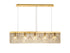 Zula Linear Pendant Chandelier 5 Light