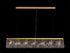 Zula Linear Pendant Chandelier 7 Light