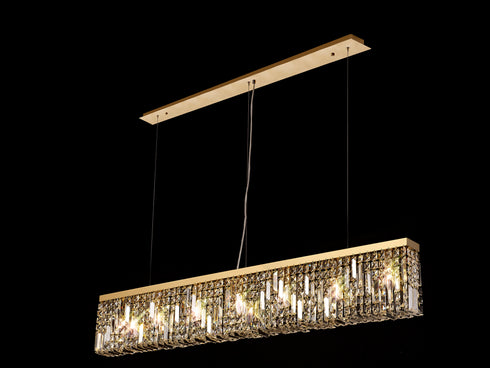 Zula Linear Pendant Chandelier 7 Light