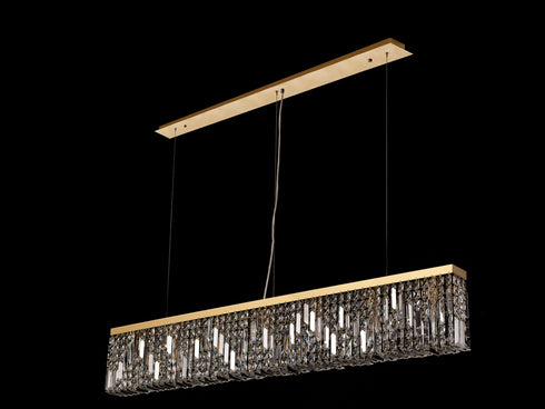 Zula Linear Pendant Chandelier 7 Light