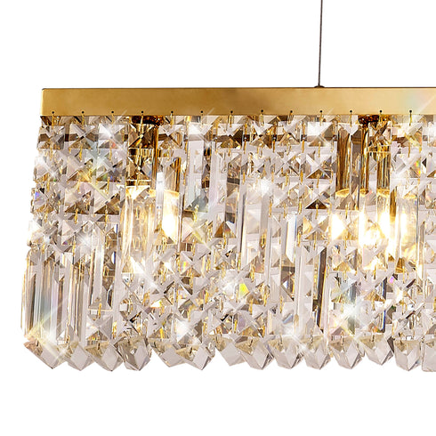 Zula Linear Pendant Chandelier 7 Light