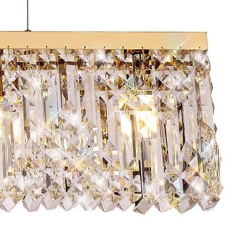 Zula Linear Pendant Chandelier 7 Light