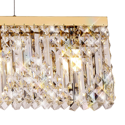 Zula Linear Pendant Chandelier 7 Light
