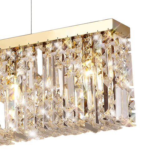 Zula Linear Pendant Chandelier 7 Light