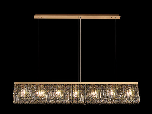 Zula Linear Pendant Chandelier 7 Light