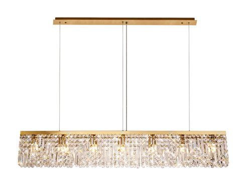 Zula Linear Pendant Chandelier 7 Light