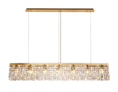 Zula Linear Pendant Chandelier 7 Light