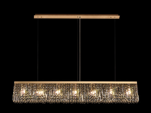 Zula Linear Pendant Chandelier 7 Light