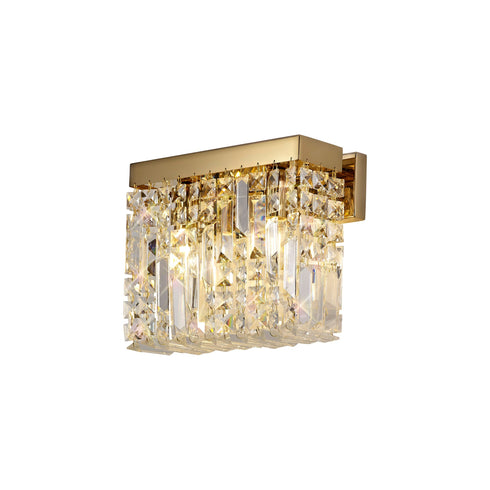 Zula Rectangular 2 Light Small Wall Lamp