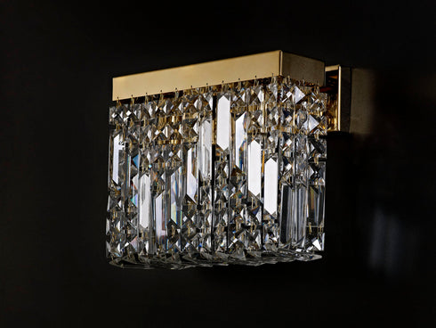 Zula Rectangular 2 Light Small Wall Lamp