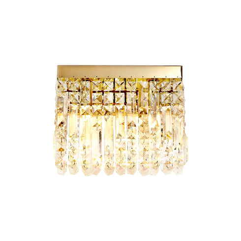 Zula Rectangular 2 Light Small Wall Lamp