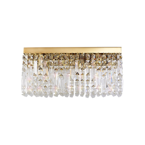 Zula Rectangular 3 Light Large Wall Lamp