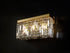Zula Rectangular 3 Light Large Wall Lamp