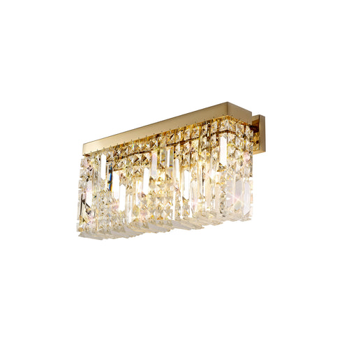 Zula Rectangular 3 Light Large Wall Lamp