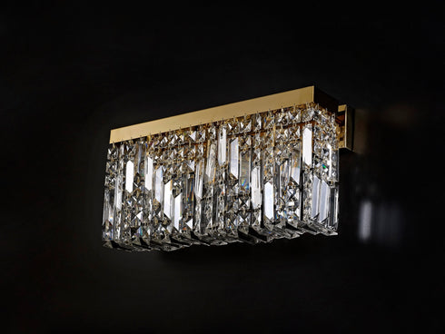 Zula Rectangular 3 Light Large Wall Lamp
