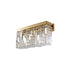 Zula Rectangular 3 Light Large Wall Lamp