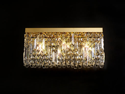 Zula Rectangular 3 Light Large Wall Lamp