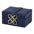 Navy Croc Box Set Geo Gold