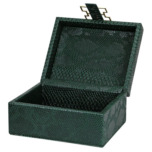 Green Croc Box Set Geo Gold