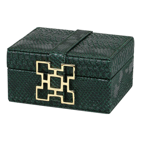 Green Croc Box Set Geo Gold