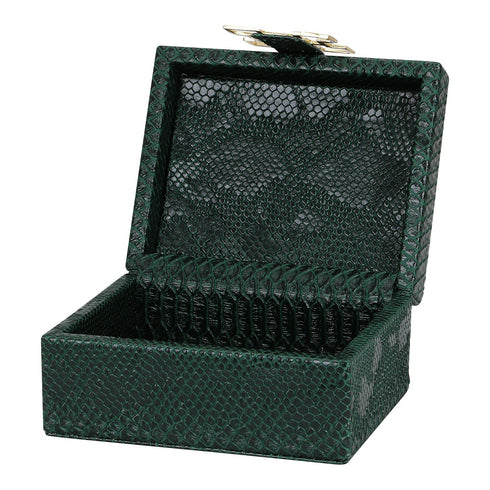 Green Croc Box Set Geo Gold