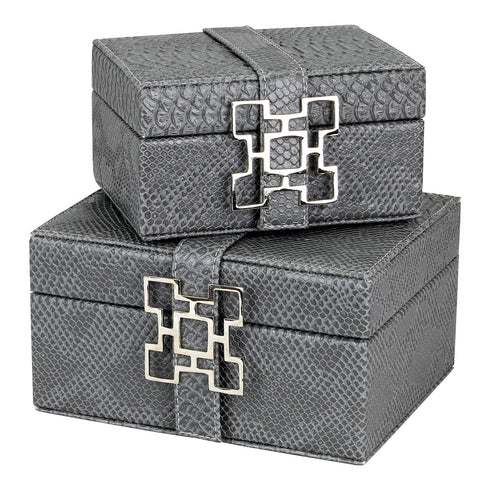 Grey Croc Box Set Geo