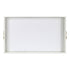 White Croc Leather Tray Geo