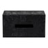 Black Croc Tissue Box Geo