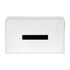 White Croc Tissue Box Geo