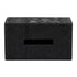 Black Croc Tissue Box Geo