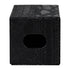Black Croc Square Tissue Box Geo