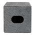 Grey Croc Square Tissue Box Geo