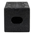 Black Croc Square Tissue Box Geo
