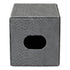Grey Croc Square Tissue Box Geo