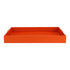 Orange Leather Tray Geo
